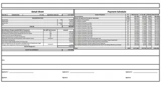 Costing Details for Mayfair Aranya